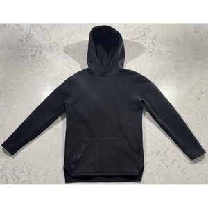 Alphalete Hoodie Mens Large Black Stretch Athleisure Gym Training Sweatshirt